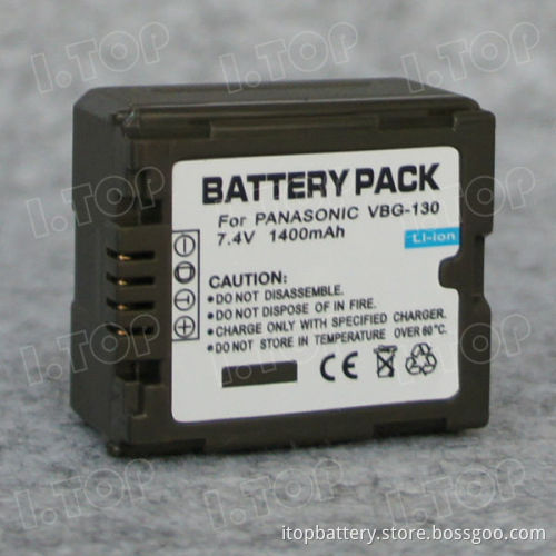 High Quality Replacement Camera Battery for Panasonic VW-VBG130 Battery, China Factory Price